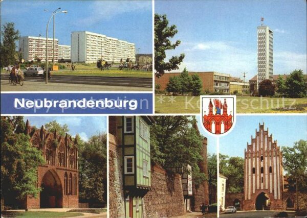 Neubrandenburg Karl Marx Platz Haus der Kultur und Bil
