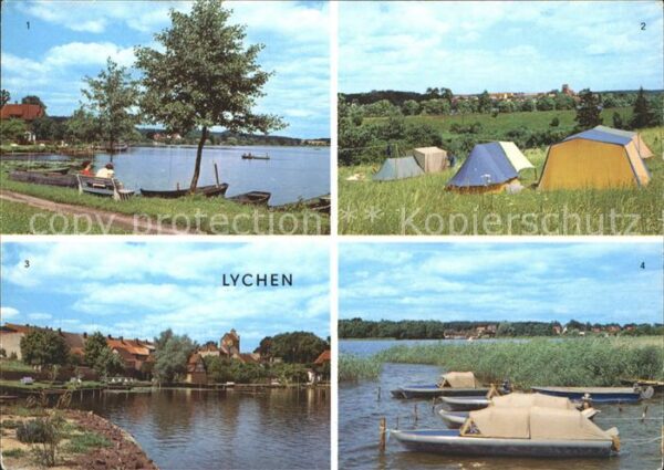 Lychen Camping Oberpfuhlsee Großer Lychensee