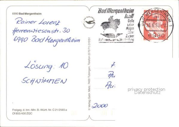 Bad Mergentheim Fliegeraufnahme – Bild 2
