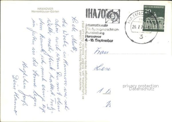 Hannover Fliegeraufnahme Herrenhäuser-Gärten – Bild 2