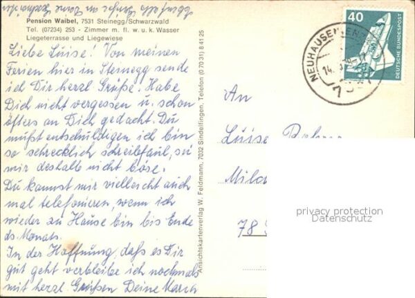 Steinegg Enzkreis Pension Waibel – Bild 2