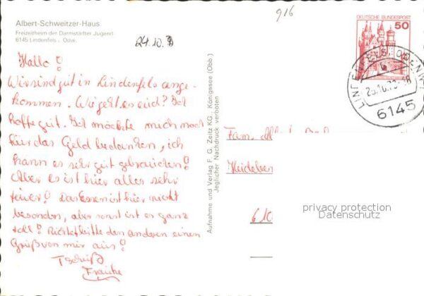 Lindenfels Odenwald Albert Schweizer Haus – Bild 2