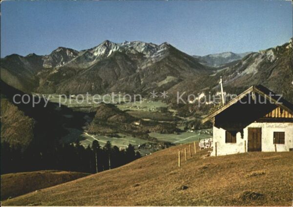 Achental Traunstein Argerschwendalm obere Hütte mit Achenta