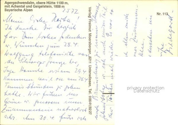 Achental Traunstein Argerschwendalm obere Hütte mit Achenta – Bild 2