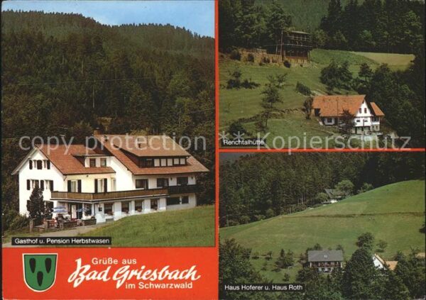 Bad Griesbach Schwarzwald  Gasthaus Pension Herbstwasen Renchtalhü
