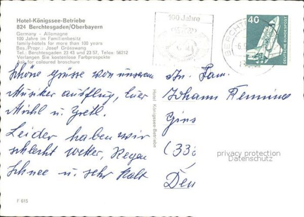 Berchtesgaden Hotel Königsee-Betriebe – Bild 2