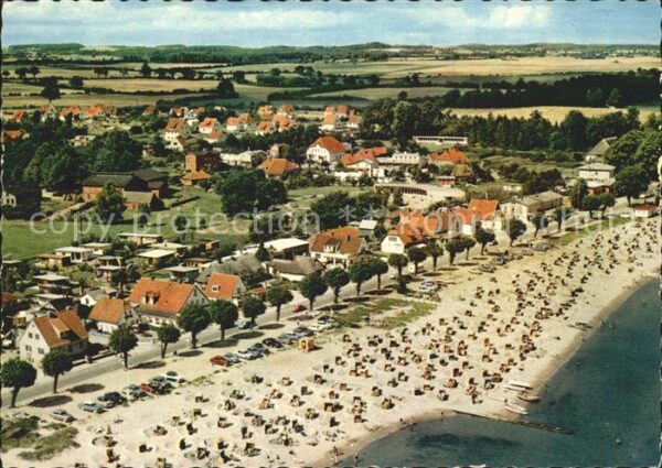 Haffkrug Ostseebad Fliegeraufnahme Strand