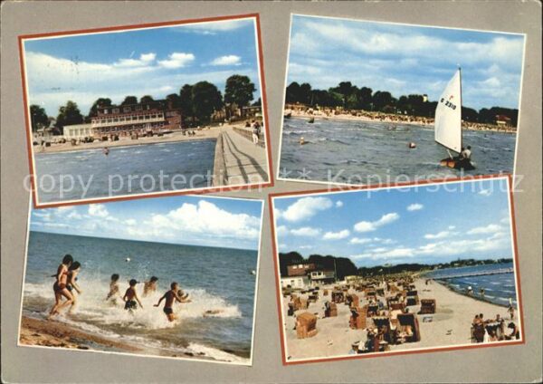 Eckernfoerde Strand Seebrücke