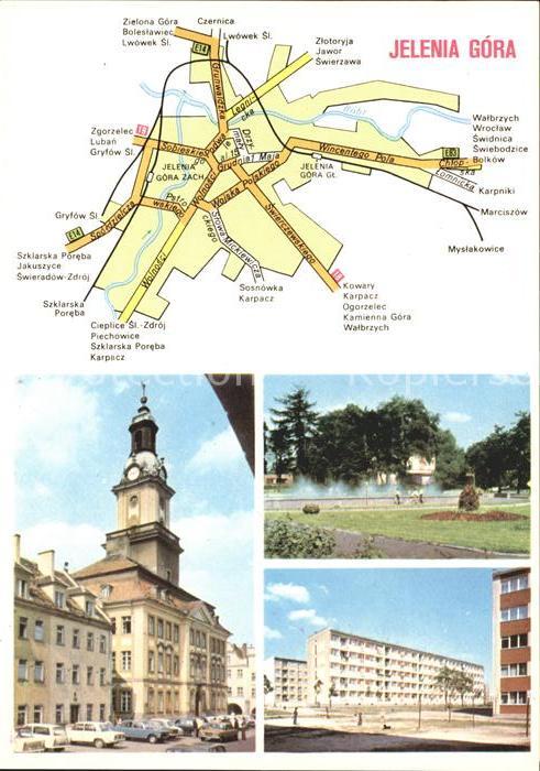 Jelenia Gora mit Stadtplan