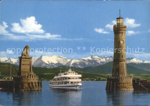 Lindau Bodensee Hafen Dampfer