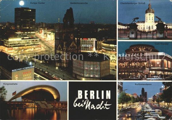 Berlin bei Nacht Kurfürstendamm Charlottenburg