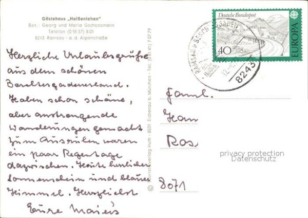 Ramsau Berchtesgaden Gästehaus Heißenlehen – Bild 2