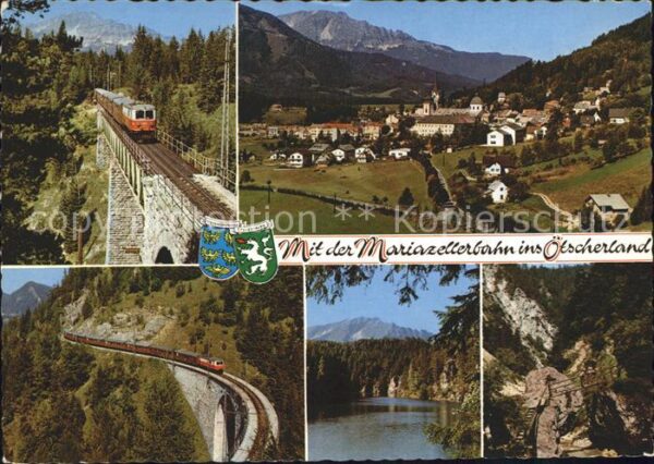Mariazell Steiermark Mariazellerban Kuhgrabenviadukt Saugrab