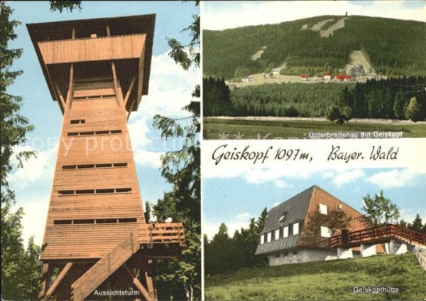 Unterbreitenau Bischofsmais Geiskopf mit Geiskopfhütte