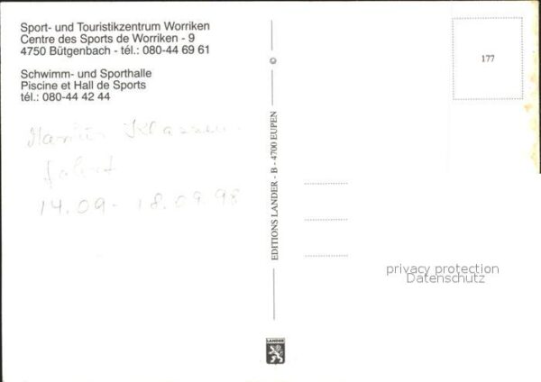 Buetgenbach Fliegeraufnahme Worriken Sport- und Tou – Bild 2