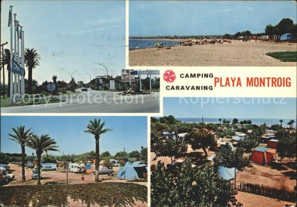 Playa Montroig Camping Caravaning Strand Zeltplatz Str