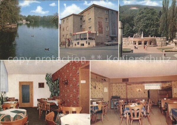 Bad Nauheim Hotel Pension Lucia Gastraum See Brunne