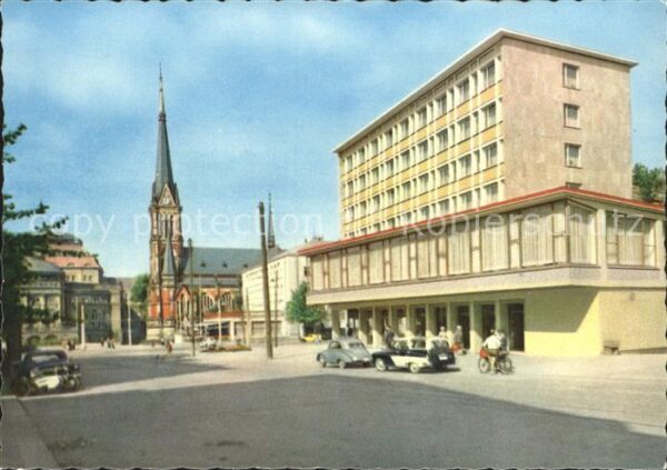 Karl-Marx-Stadt Theaterplatz Kirche