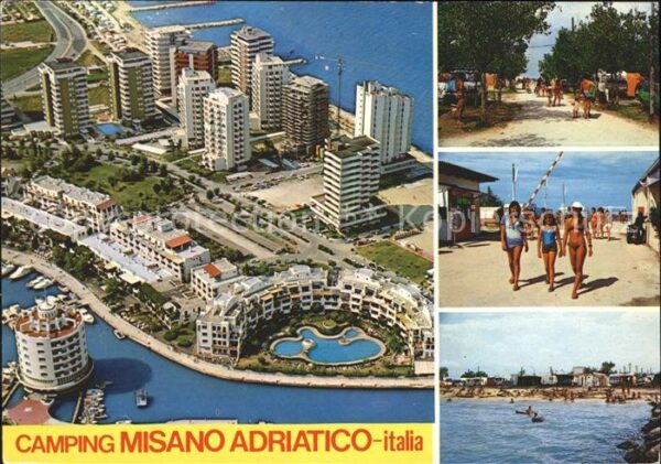 Misano Adriatico Fliegeraufnahme Camping Misano Adratico