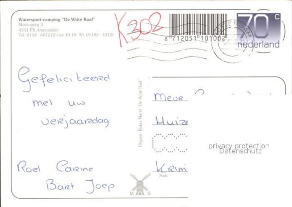 Arnemuiden Camping De Witte Raaf Spielplatz Restau – Bild 2
