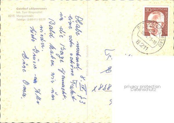 Marquartstein Gasthof Alpenrose Gastraum – Bild 2