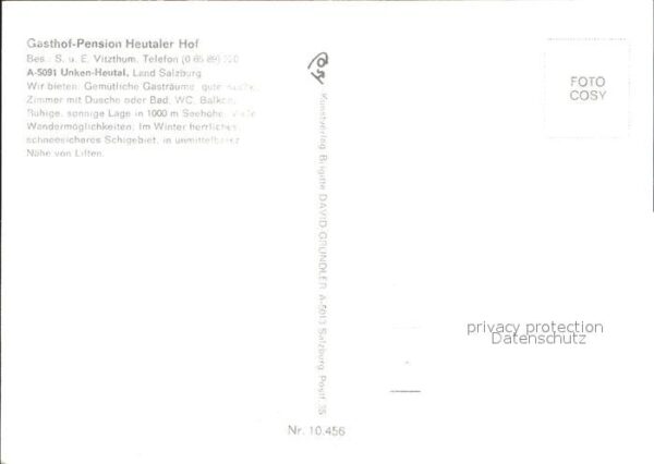 Heutal Unken Gasthof Pension Heutaler Hof Panorama G – Bild 2