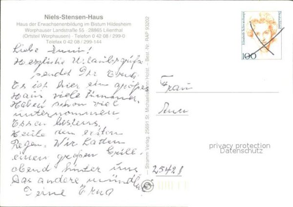 Worphausen Niels Stensen Haus Kaminzimmer Speisesa – Bild 2