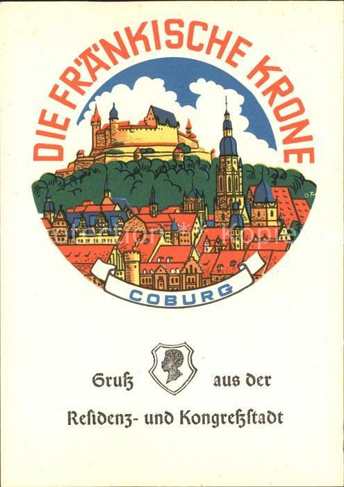 Coburg Die Coburg Kirche Ortsblick