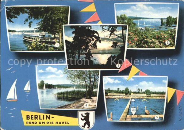 Berlin Wannsee Pfaueninsel Abendstimmung Havel