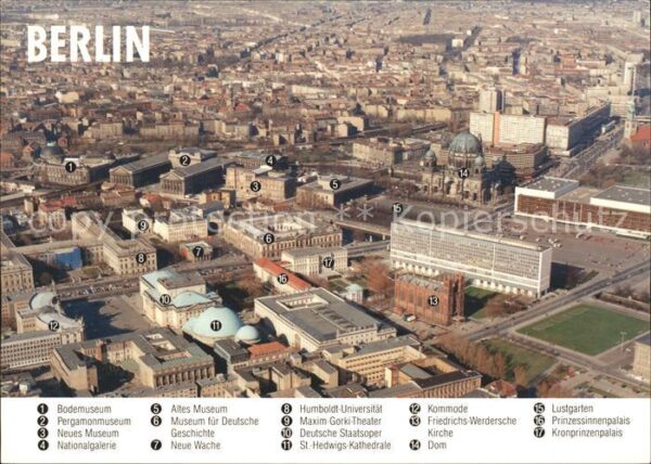 Berlin City Überblick Fliegeraufnahme