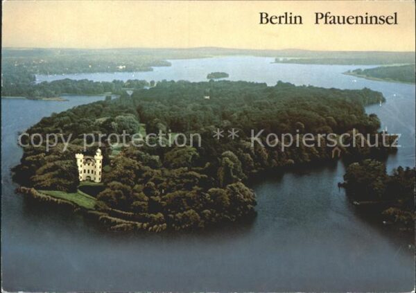 Berlin Pfaueninsel Fliegeraufnahme