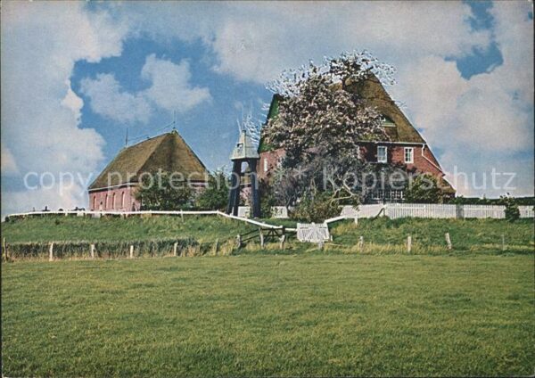 Hallig Hooge Kirchwarft