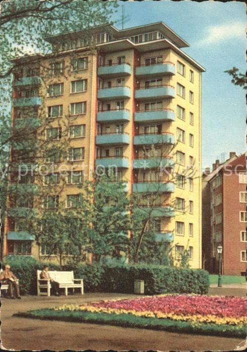 Karl-Marx-Stadt Hochaus am Schlossteich