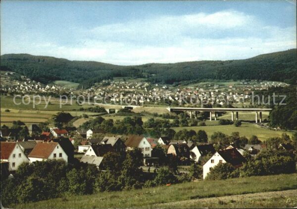 Sinn Hessen Blick von Greifenstein auf Edingen und
