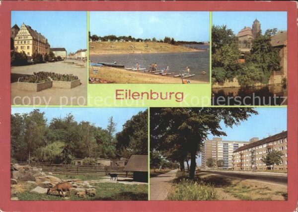 Eilenburg Markt Naherholungsgebiet Sorbenburg Tie