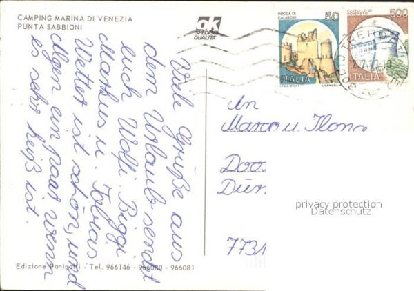 Punta Sabbioni Camping Marina di Venezia Fliegeraufnah – Bild 2