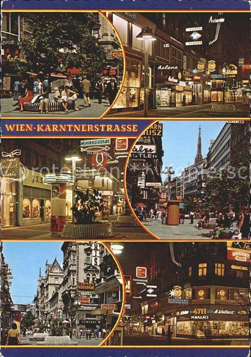Wien Kärntnerstrasse mit Stephansdom
