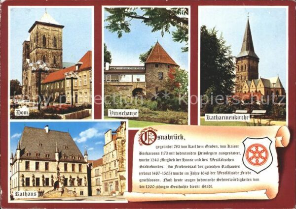 Osnabrueck Dom Vitischanze Katharinenkirche Rathau