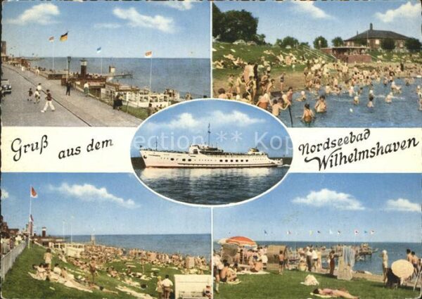 Wilhelmshaven Promenade Strandpartien Bäderschiff Rüs