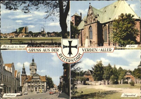Verden Aller Stadtblick Dom Rathaus Jugendhof