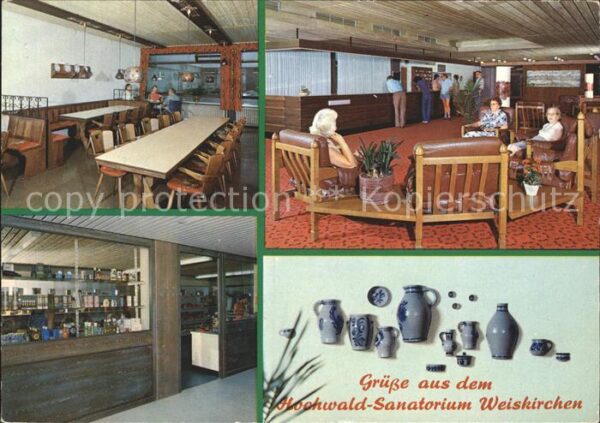 Weiskirchen Saar Hochwald Sanatorium Gaststube Aufenthal