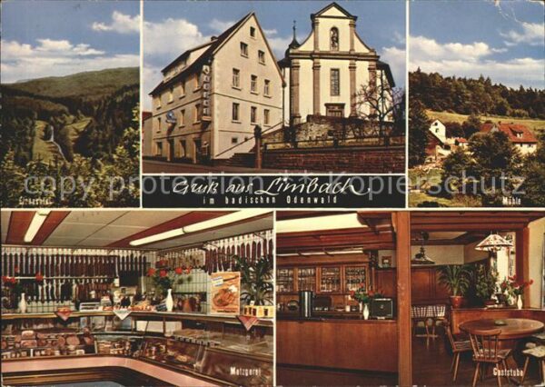 Limbach Baden Gasthof Pension zur Krone Mühle Metzger