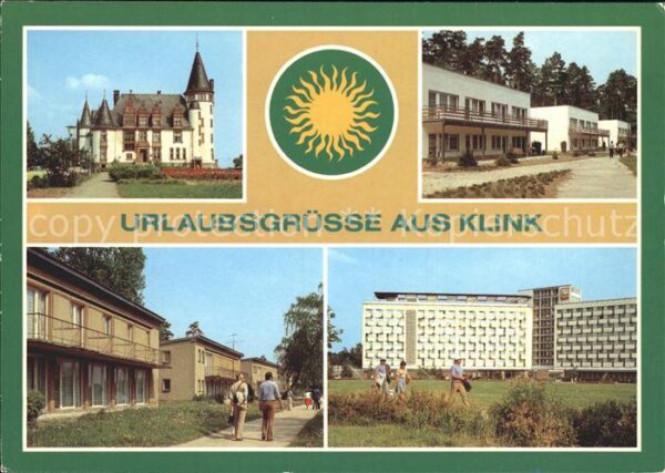 Klink Waren Schloss Wohnsiedlung Hochhäuser