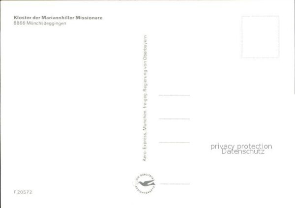 Moenchsdeggingen Kloster der Mariannhiller Missionare Fl – Bild 2