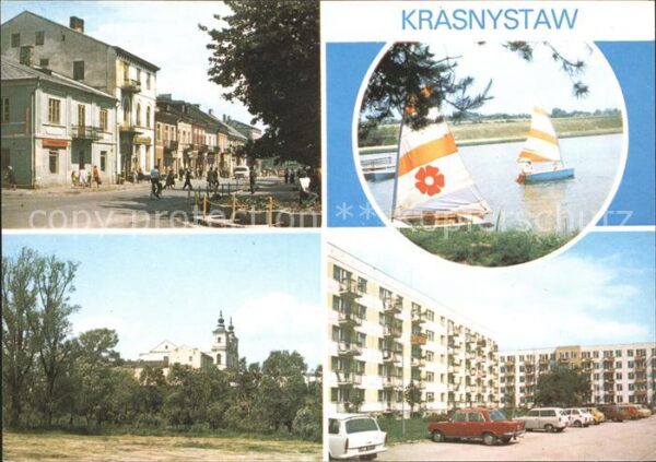 Krasnystaw Plac 1 Maja Nad zalewem Kosciol parafia