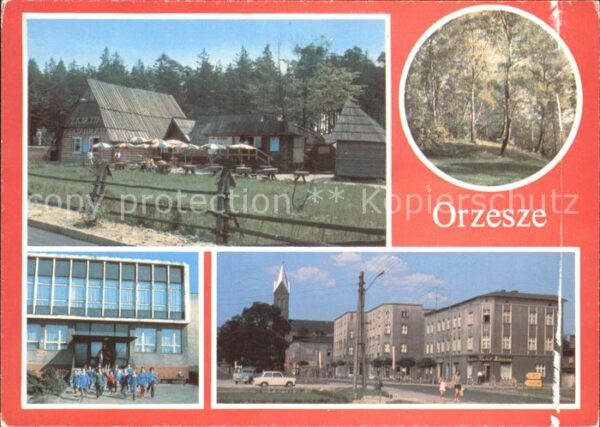 Orzesze Zajazd Piast Kolodziej Park miesjski Sz