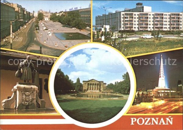 Poznan Posen Plac Wolnosci Osiedle Lecha na Ratajach