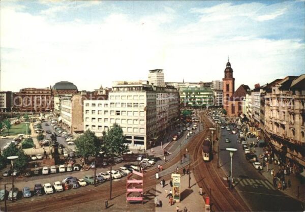 Frankfurt Main Goethe Platz Rathenau Platz und Rossmar