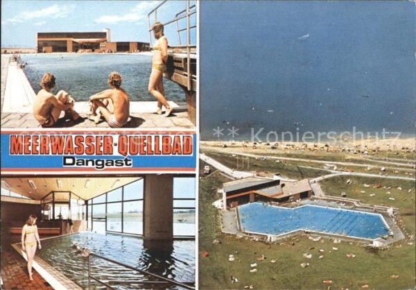 Dangast Nordseebad Meerwasser Quellbad Strandpartie