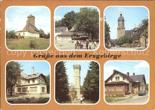 Buchholz Annaberg Berghotel Bärenstein HO Gaststätte Froh